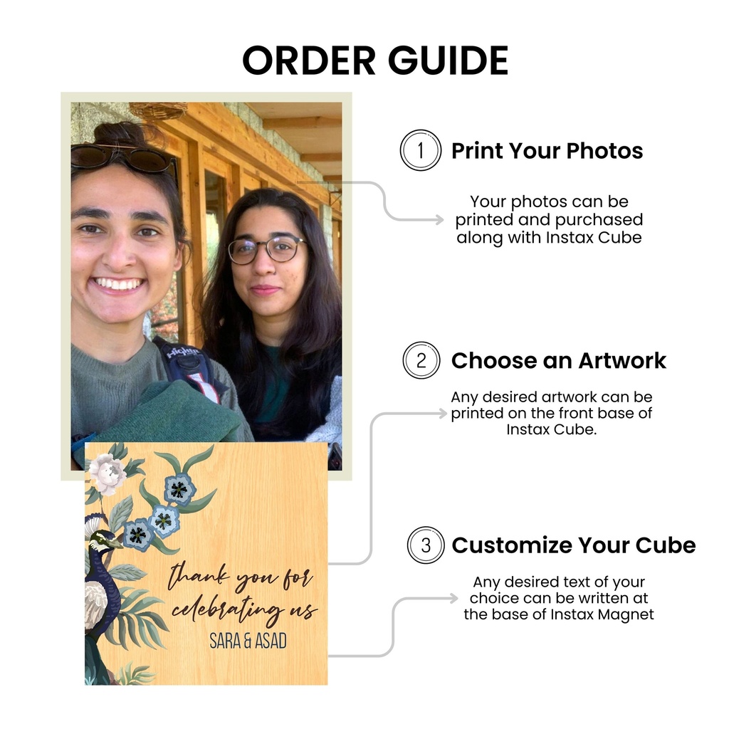 Tie-Dye Urdu- Instax Cube