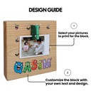 Monster Letter - Instax Wood Block