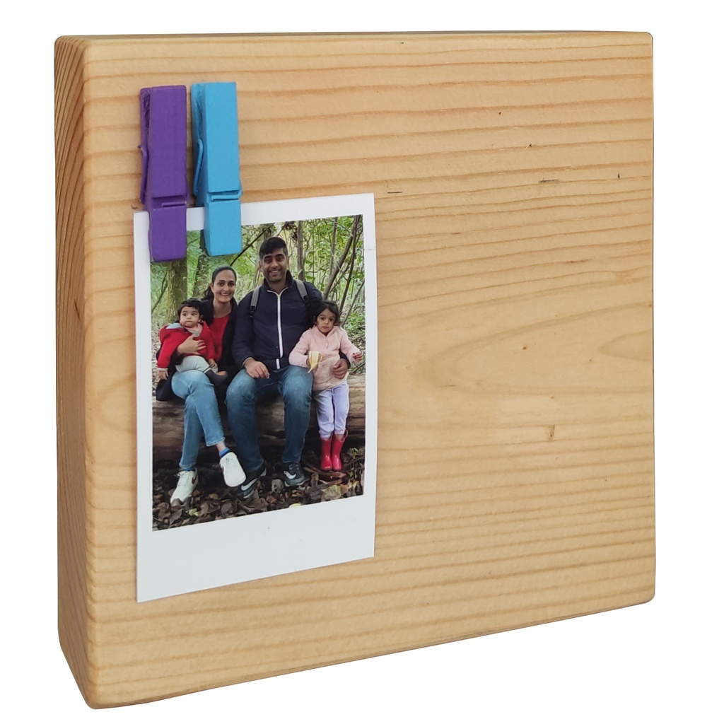 Moustache - Instax Wood Block