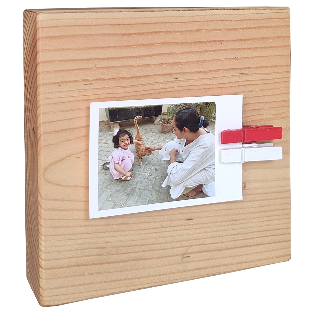 Pastel Rainbow - Instax Wood Block