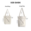 Skyline B&W - Canvas Bag