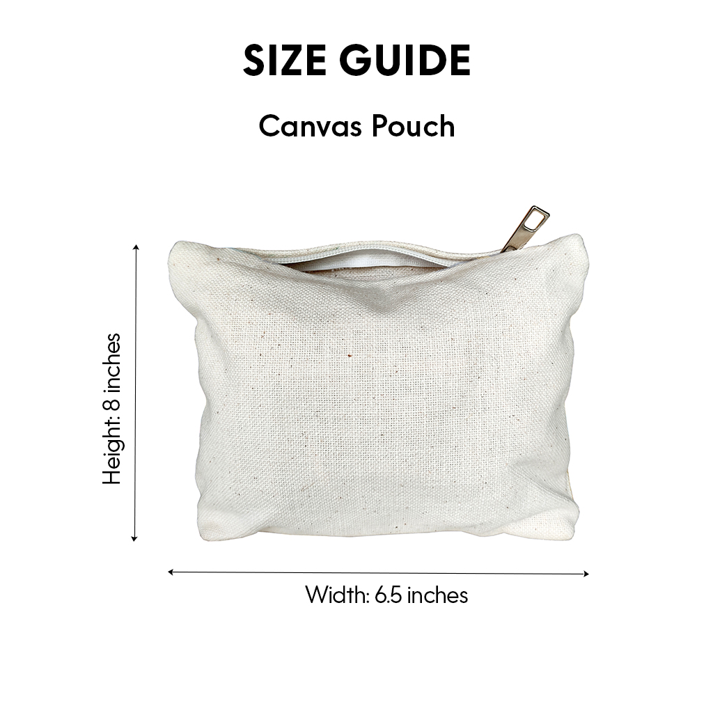 Tie Dye Blue - Canvas Pouch