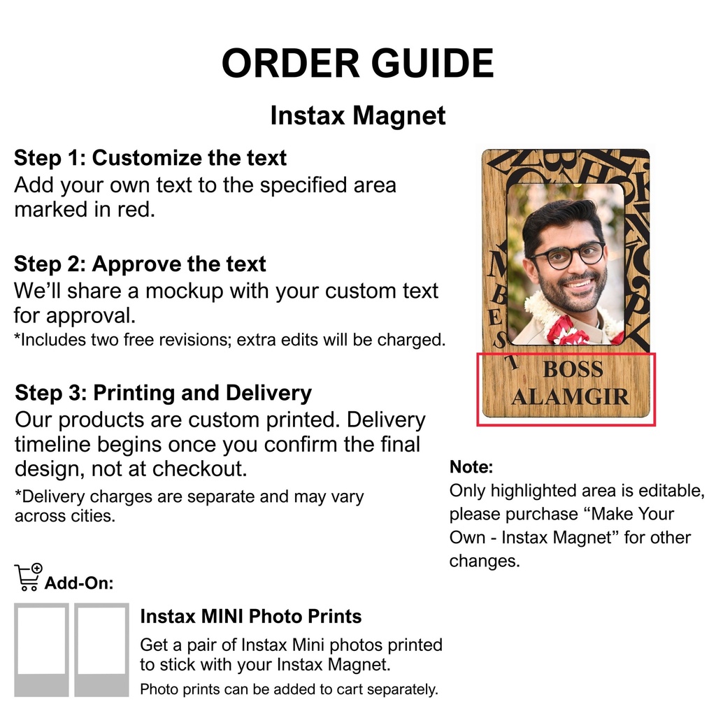 Make Your Own - Instax Magnet