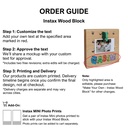Make Your Own - Instax Wood Block
