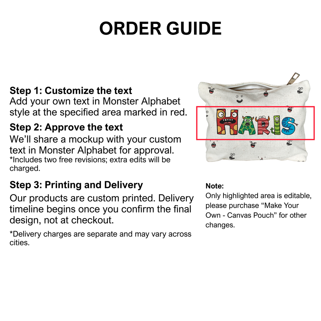 Monster - Canvas Pouch