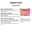 Tie Dye Pink - Canvas Pouch