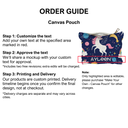 Unicorn - Canvas Pouch 