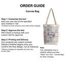 Blue Floral - Canvas Bag