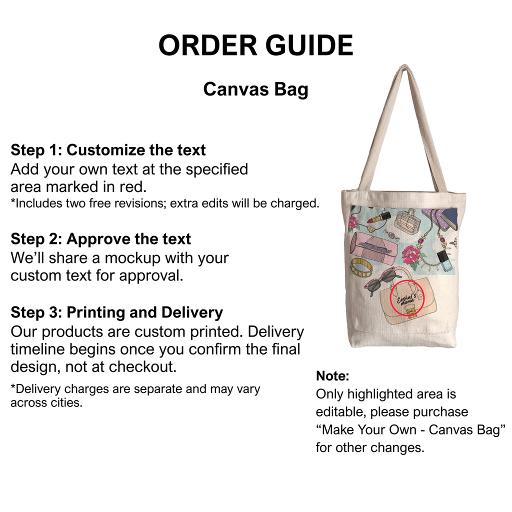 Glam - Canvas Bag