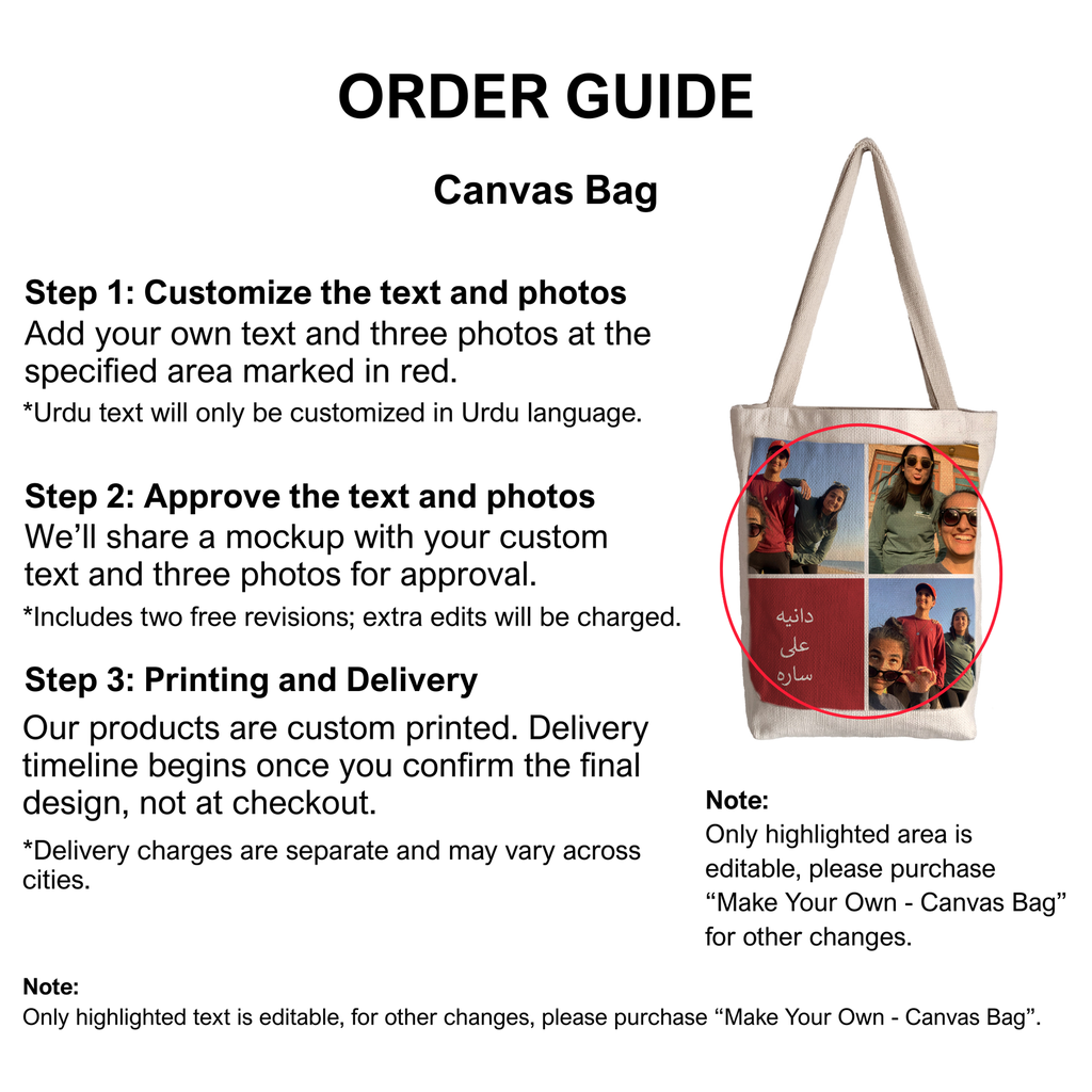 Photo Trio - Canvas Bag