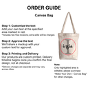 Your Initial 1 - Canvas Bag