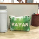 Blue Floral - Canvas Pouch