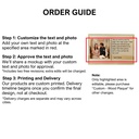 Message - Wood Plaque