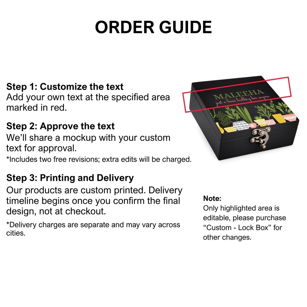 Evergreen - Lock Box