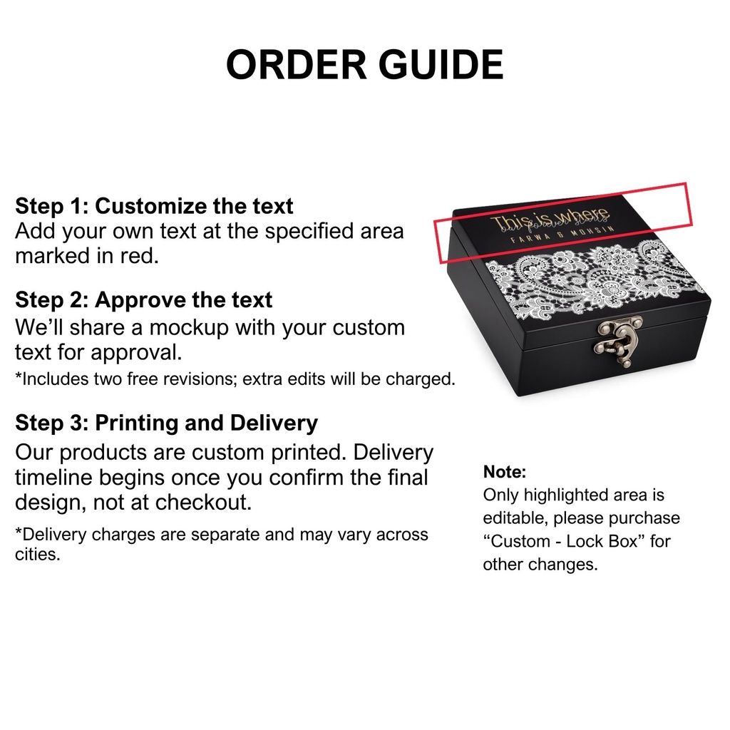 Lace - Lock Box