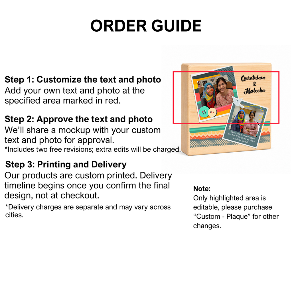Instax - Wood Plaque