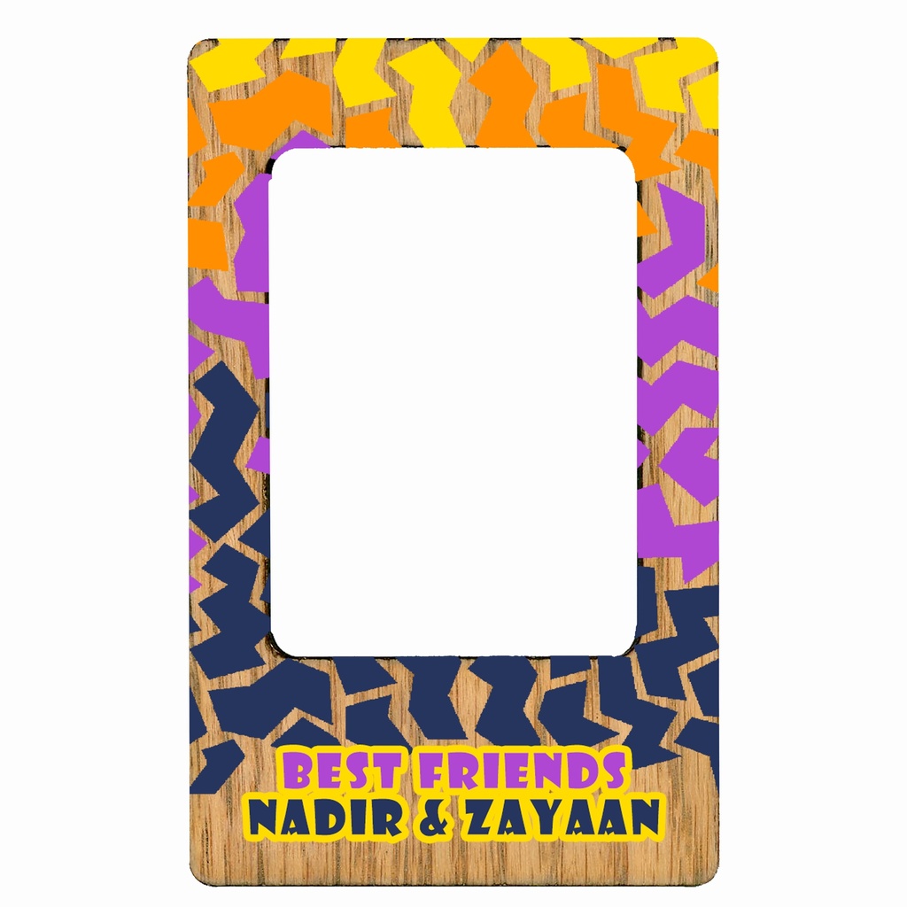 ZigZag Block - Instax Magnet