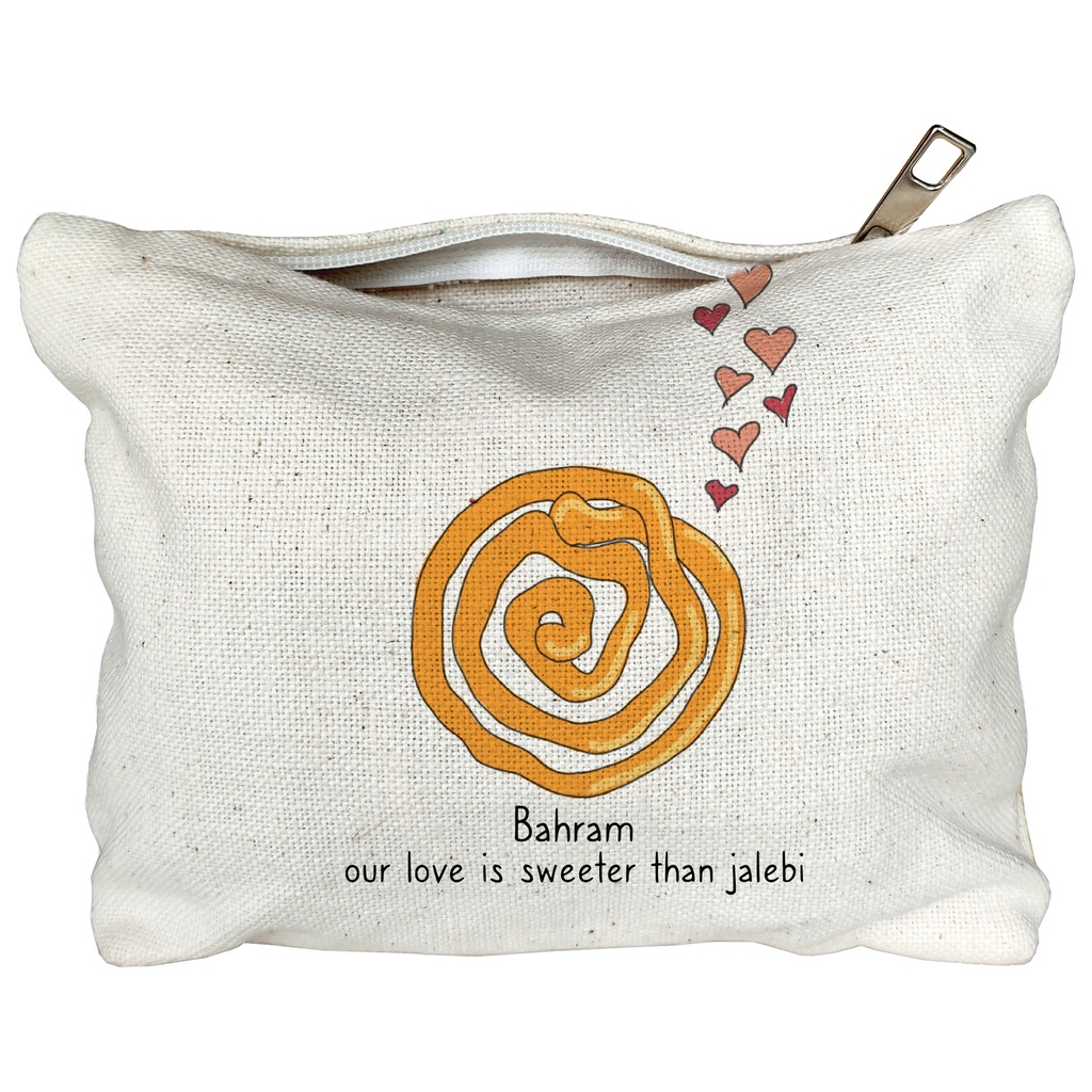 Jalebi - Canvas Pouch