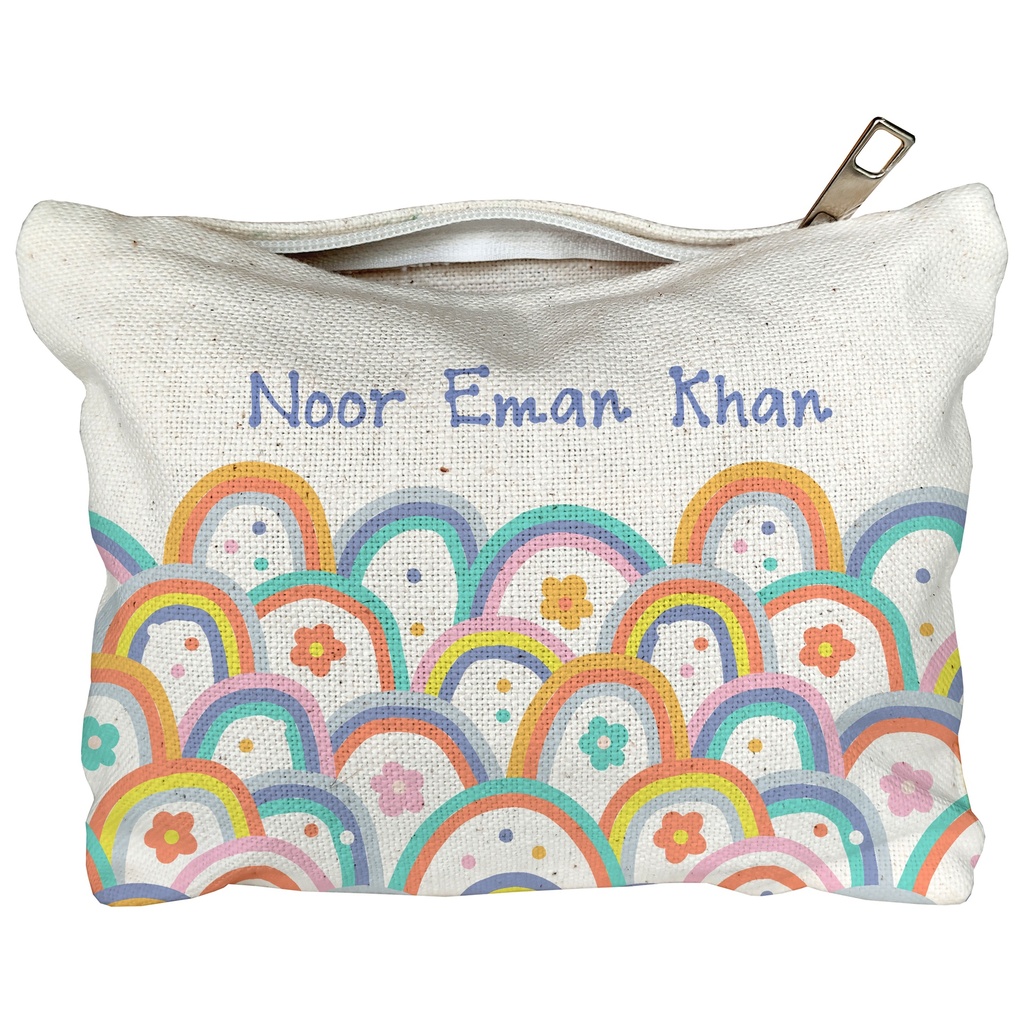 Pastel Rainbow - Canvas Pouch