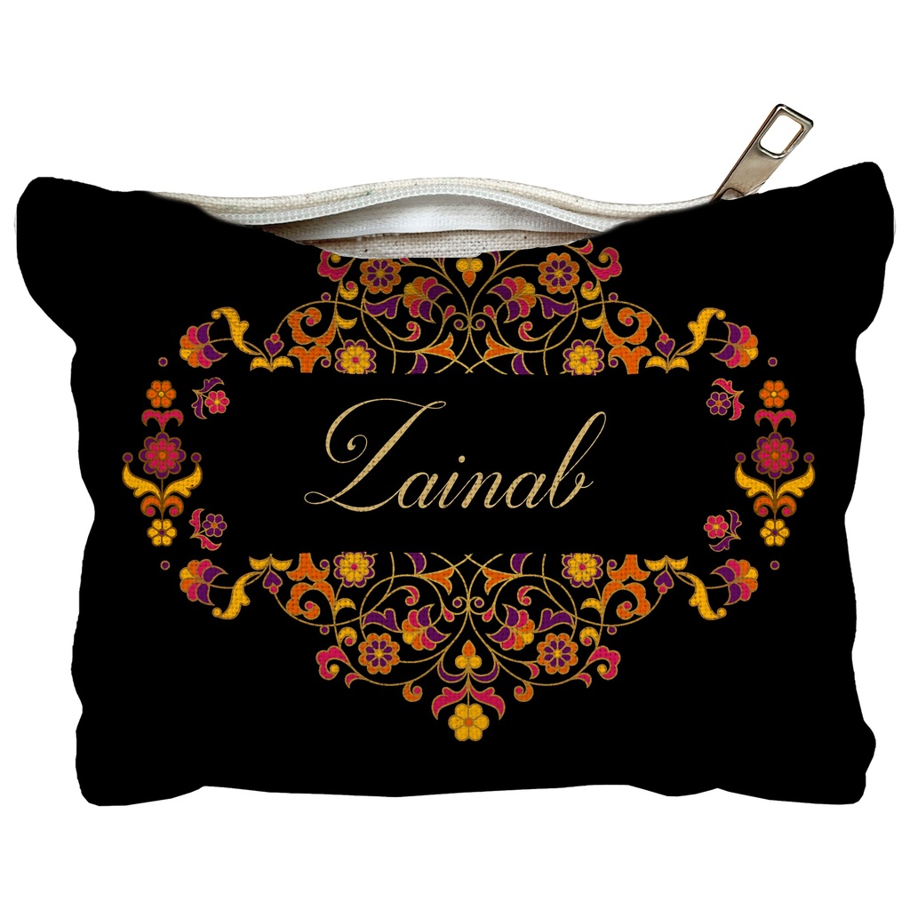 Mughal Black - Canvas Pouch
