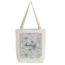 Blue Floral - Canvas Bag