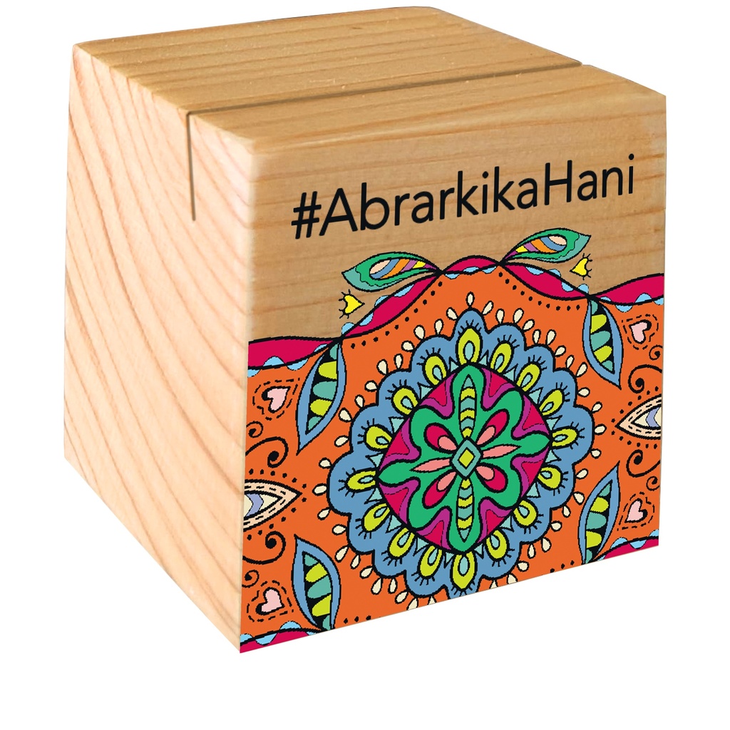 Orange Mandala - Instax Cube