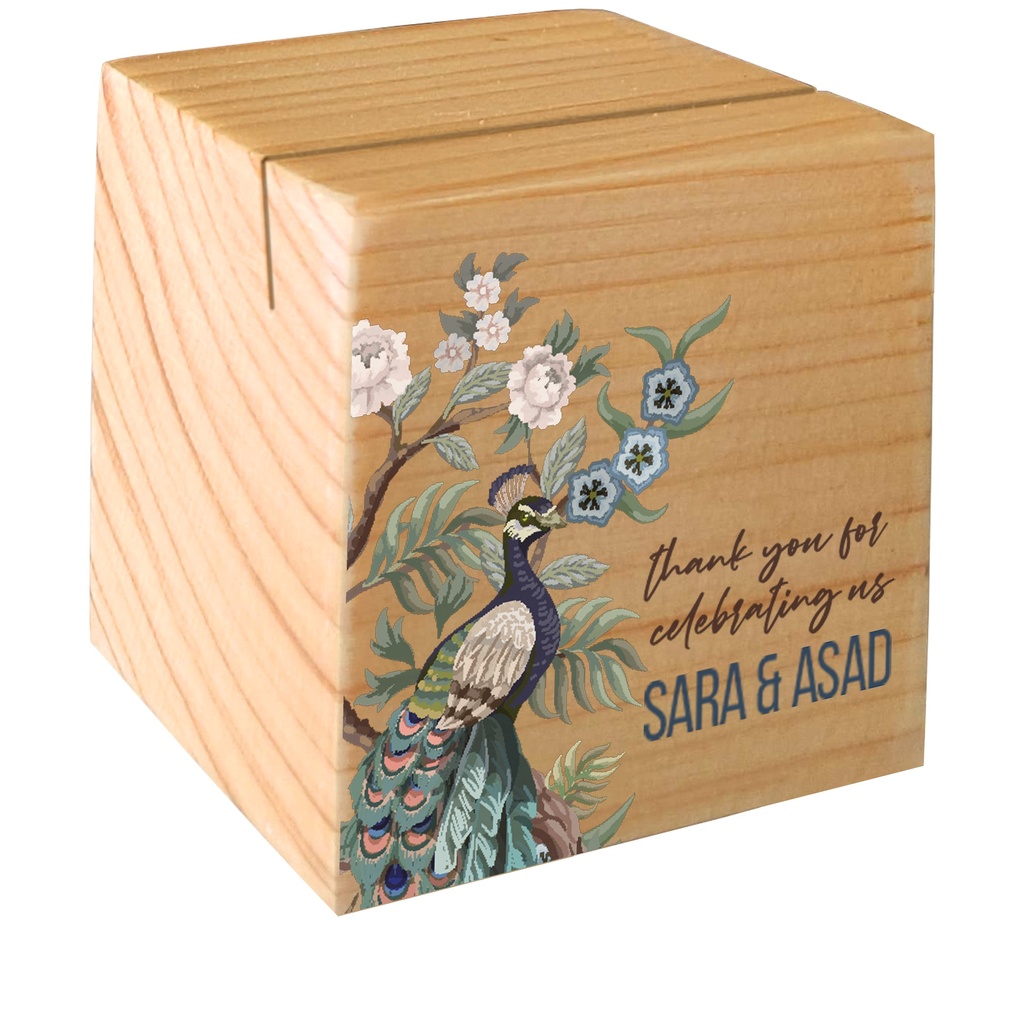 Peacock - Instax Cube