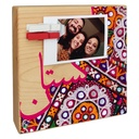  Textile Pink - Instax Wood Block