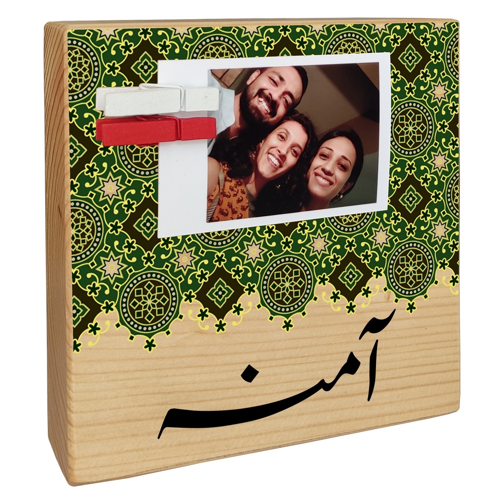  Textile Green - Instax Wood Block