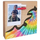 Tie Dye Multi - Instax Wood Block