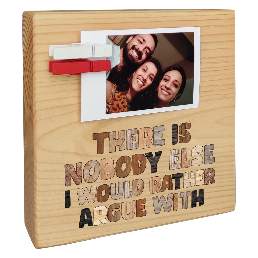 Inlay Text - Instax Wood Block