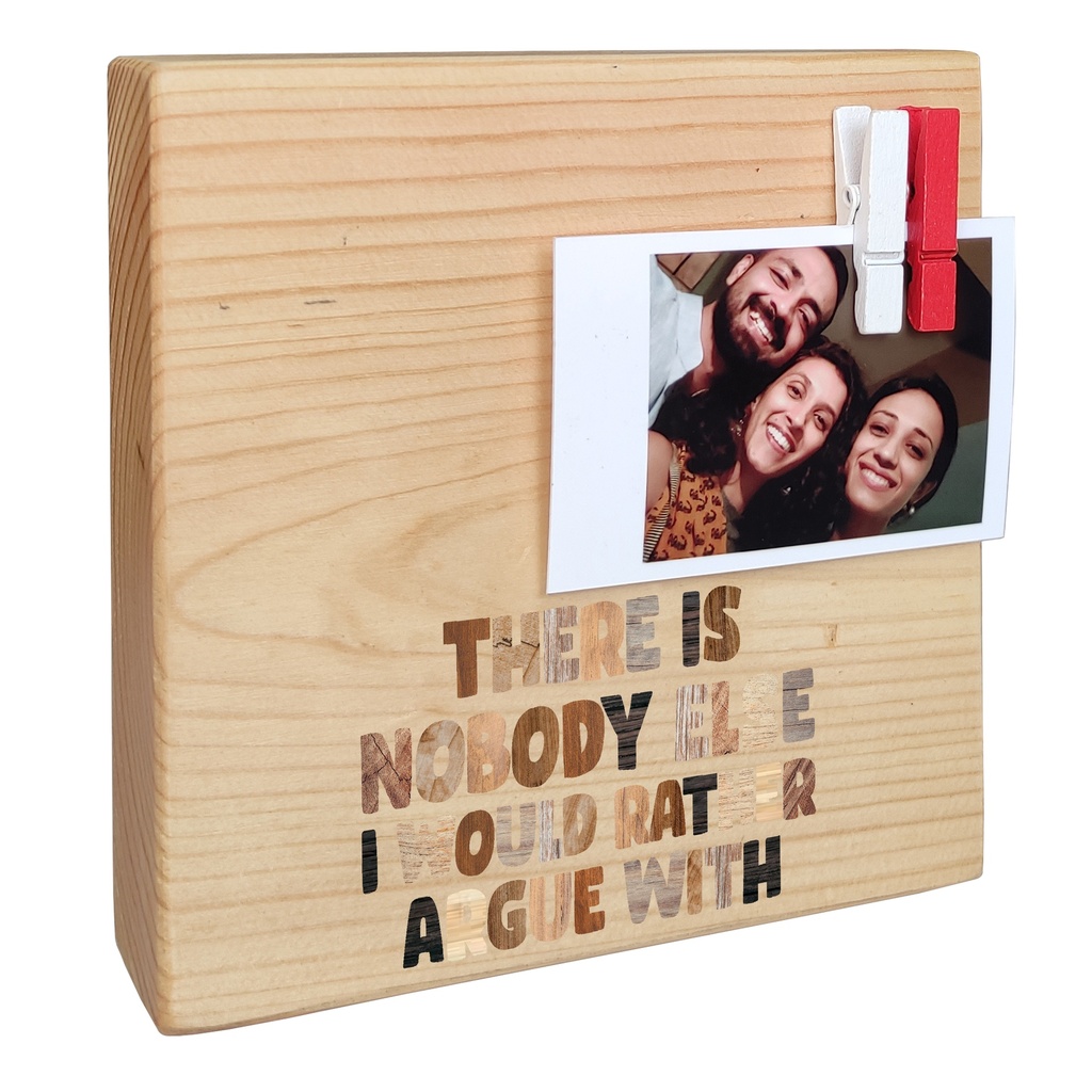 Inlay Text - Instax Wood Block