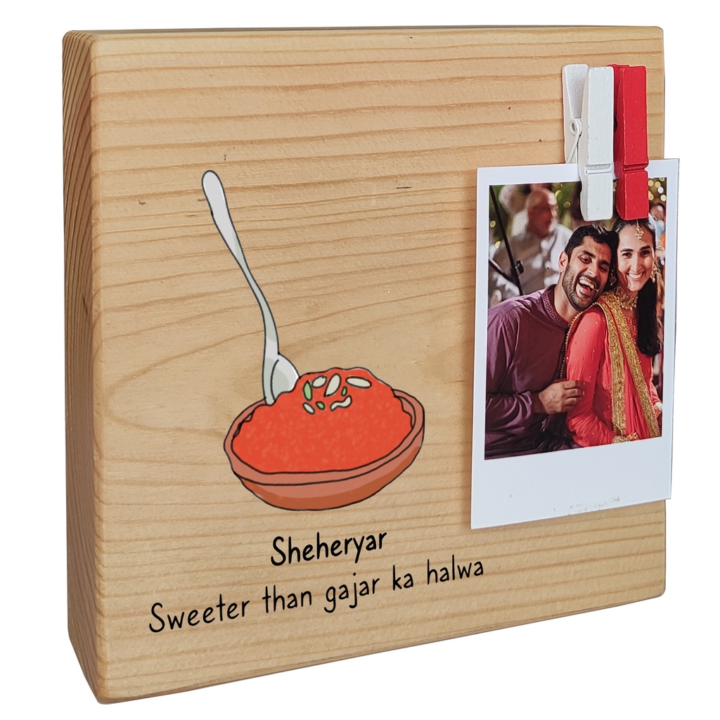 Halwa - Instax Wood Block