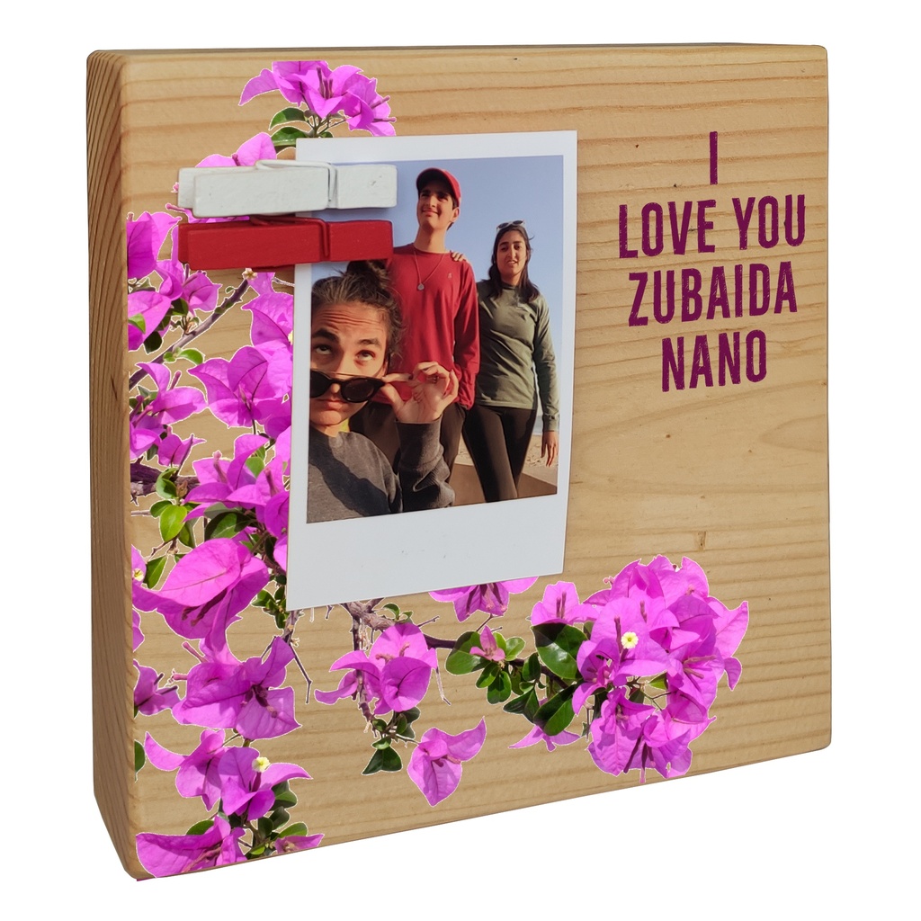 Bougainvillea - Instax Wood Block