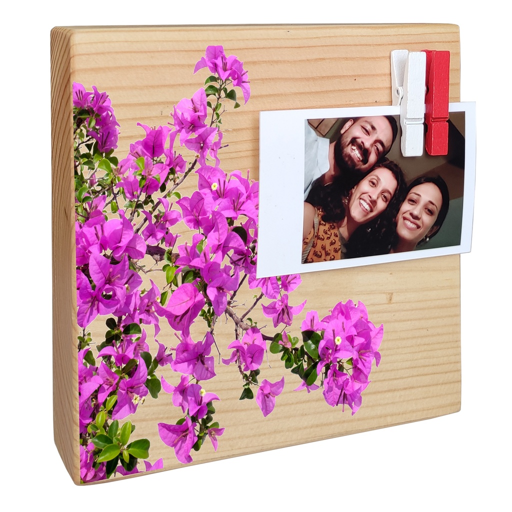 Bougainvillea - Instax Wood Block
