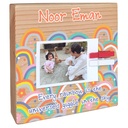 Pastel Rainbow - Instax Wood Block