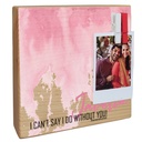 Pink Watercolor - Instax Wood Block