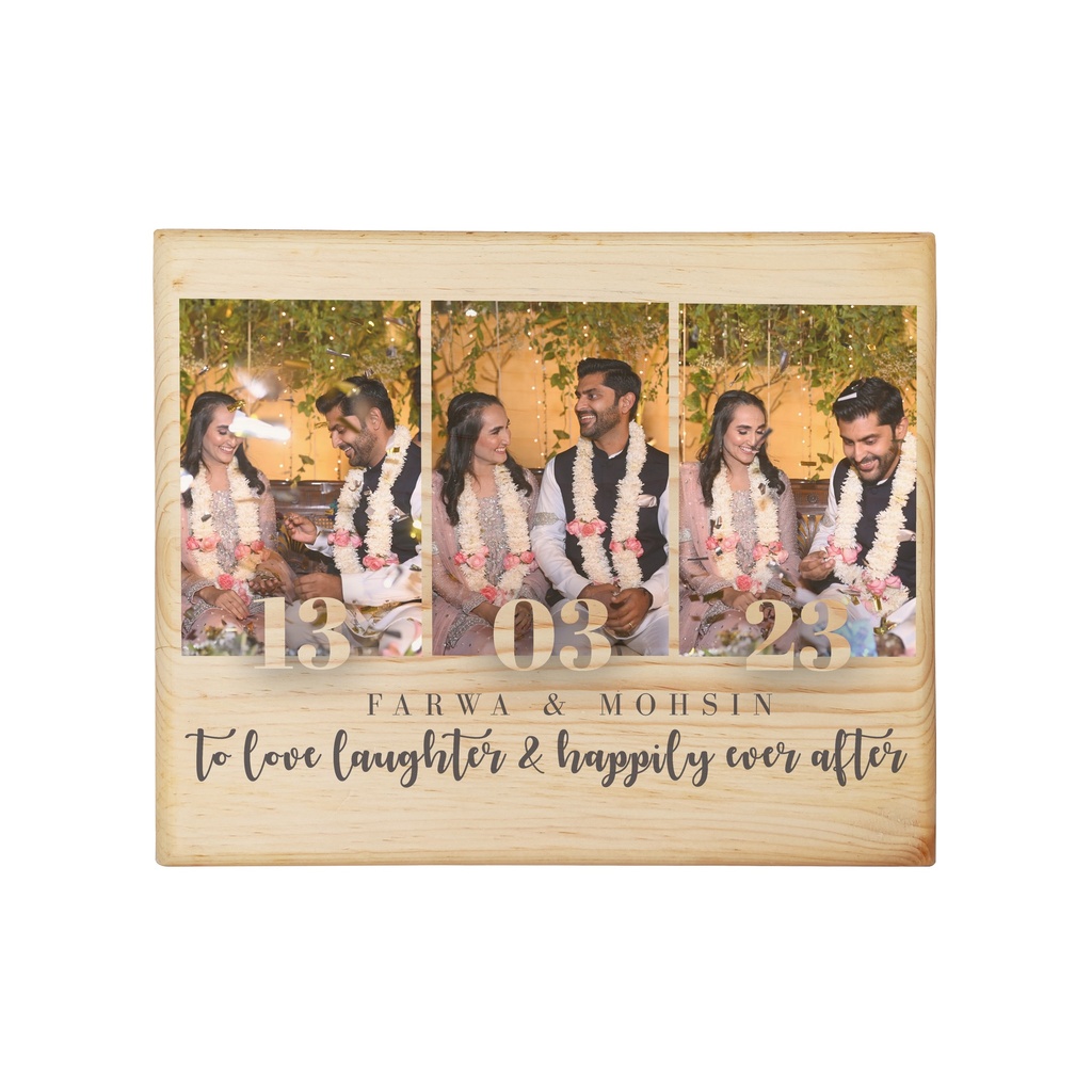 Date - Wood Plaque