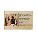 Message - Wood Plaque