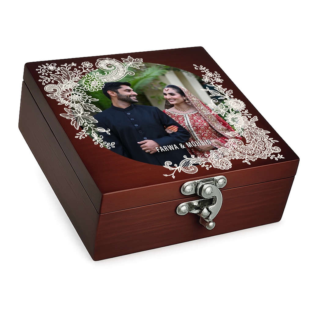 Lace Photo - Lock Box
