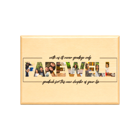 Farewell - Wood Plaque