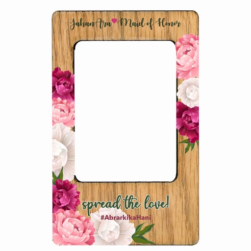 [EC-IM-PinkPeonies] Pink Peonies - Instax Magnet 