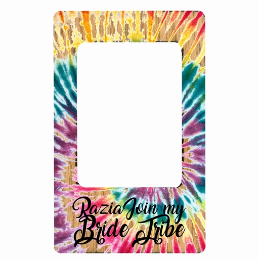 [EC-IM-TieDyeMulti] Tie-Dye Multi - Instax Magnet