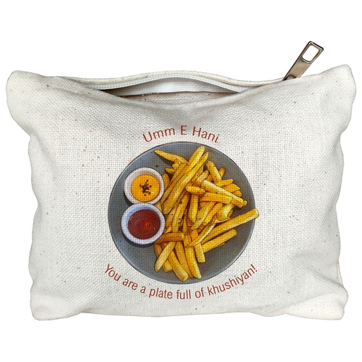 [EC-CNVP-1-Fries] Fries - Canvas Pouch