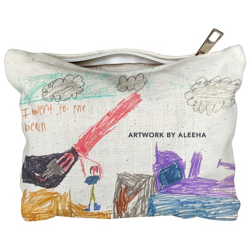 [EC-CNVP-1-KidsArtwork] Kids Artwork - Canvas Pouch