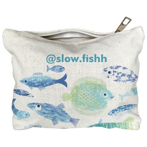 Aqua - Canvas Pouch