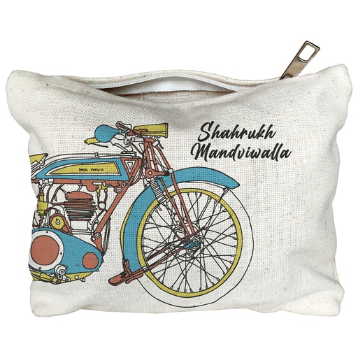 [EC-CNVP-1-Motorcycle] Motorcycle - Canvas Pouch