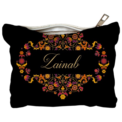 [EC-CNVP-1-MughalBlack] Mughal Black - Canvas Pouch