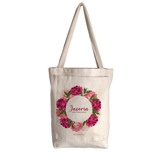 Pink Peonies - Canvas Bag