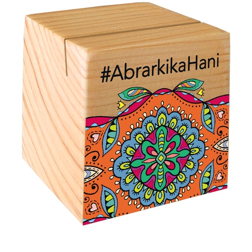 Orange Mandala - Instax Cube